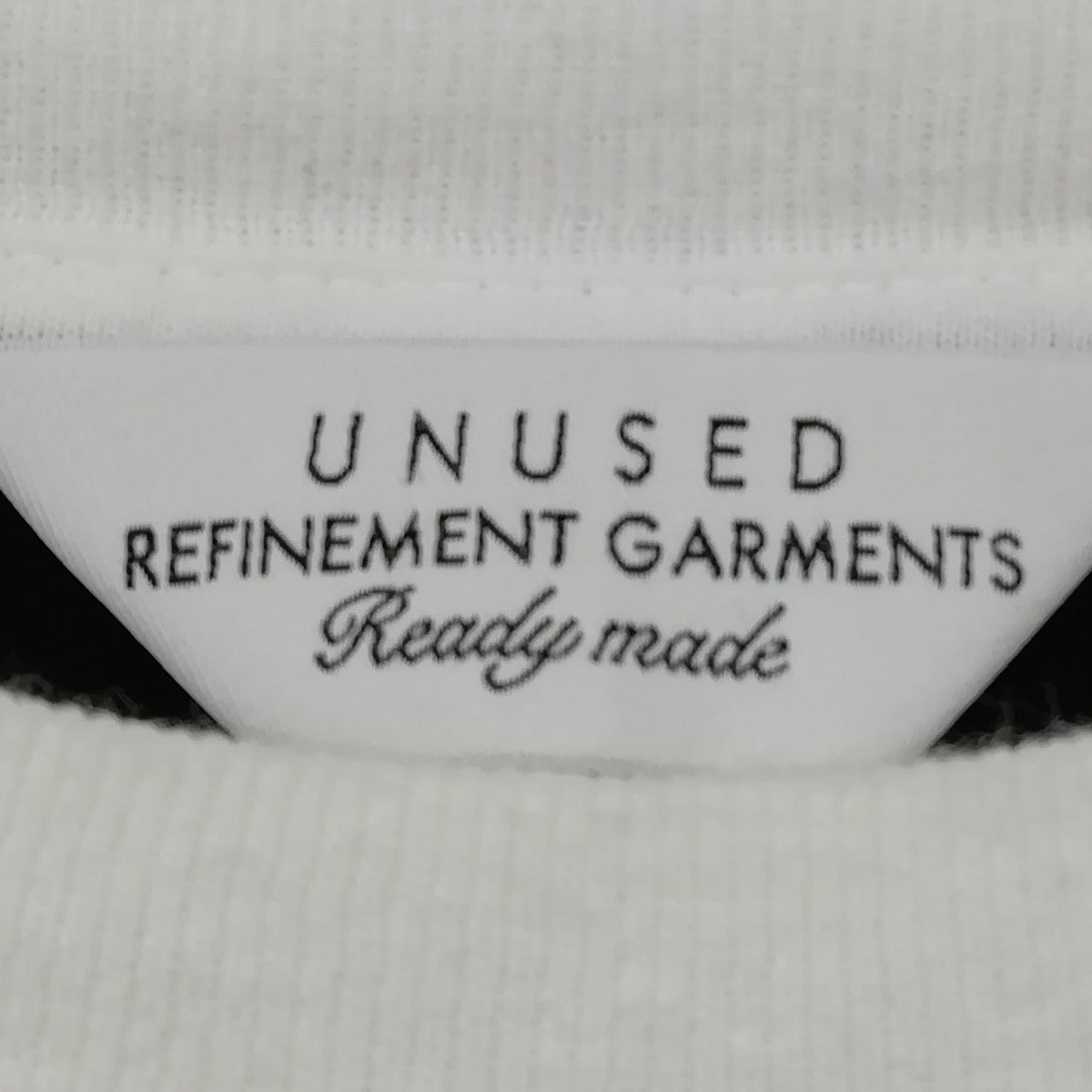 UNUSED LONG SLEEVE BORDER T-SHIRT ロングスリーブTシャツ 古着・中古-4枚目のアイテム画像