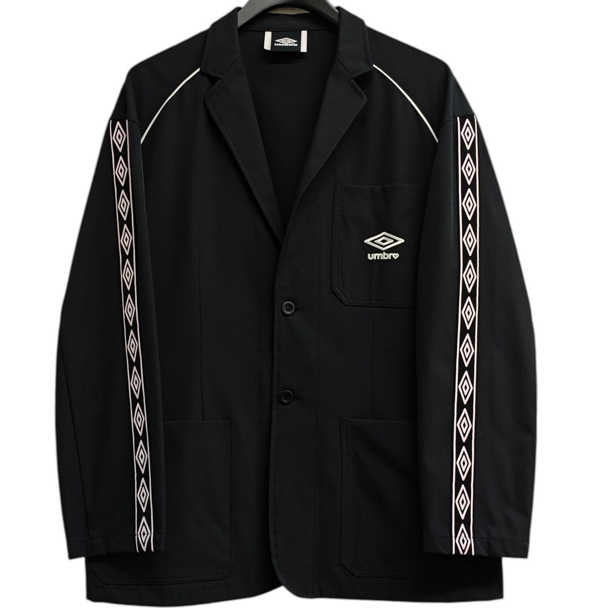 UMBRO×BASICKS 2023SS ロゴ ジャガードテープ テーラード ジャケット 古着・中古-1枚目のアイテム画像