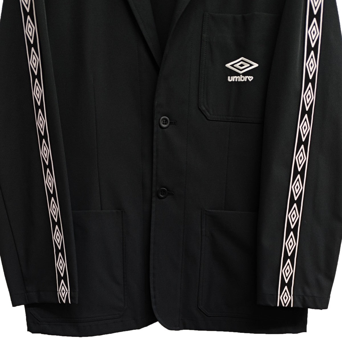 UMBRO×BASICKS 2023SS ロゴ ジャガードテープ テーラード ジャケット 古着・中古-5枚目のアイテム画像