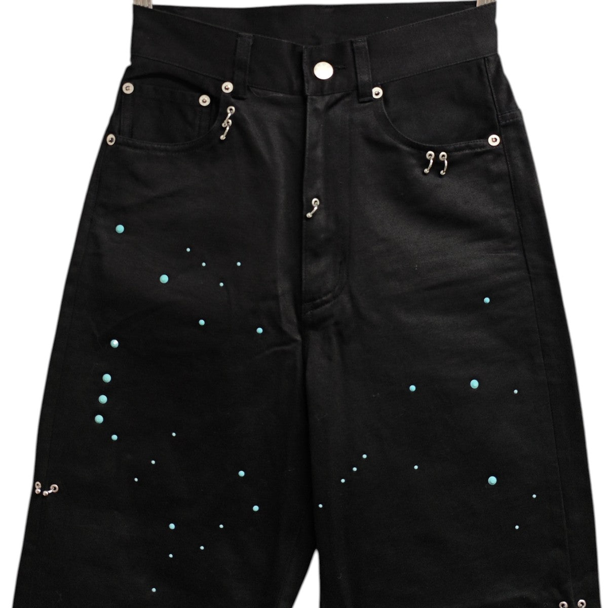 ワークストレートパンツ Work straight pants w pierce
