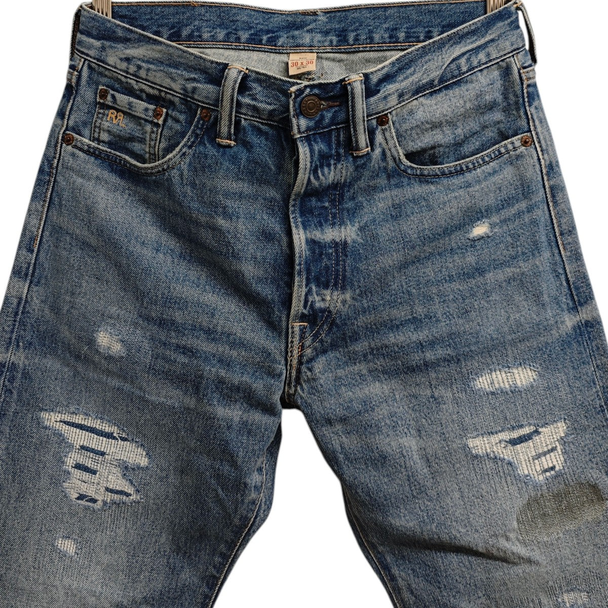 RRL STRAIGHT LEG ストレートレグ デニムパンツ MNRRDNM10920104 古着・中古-3枚目のアイテム画像