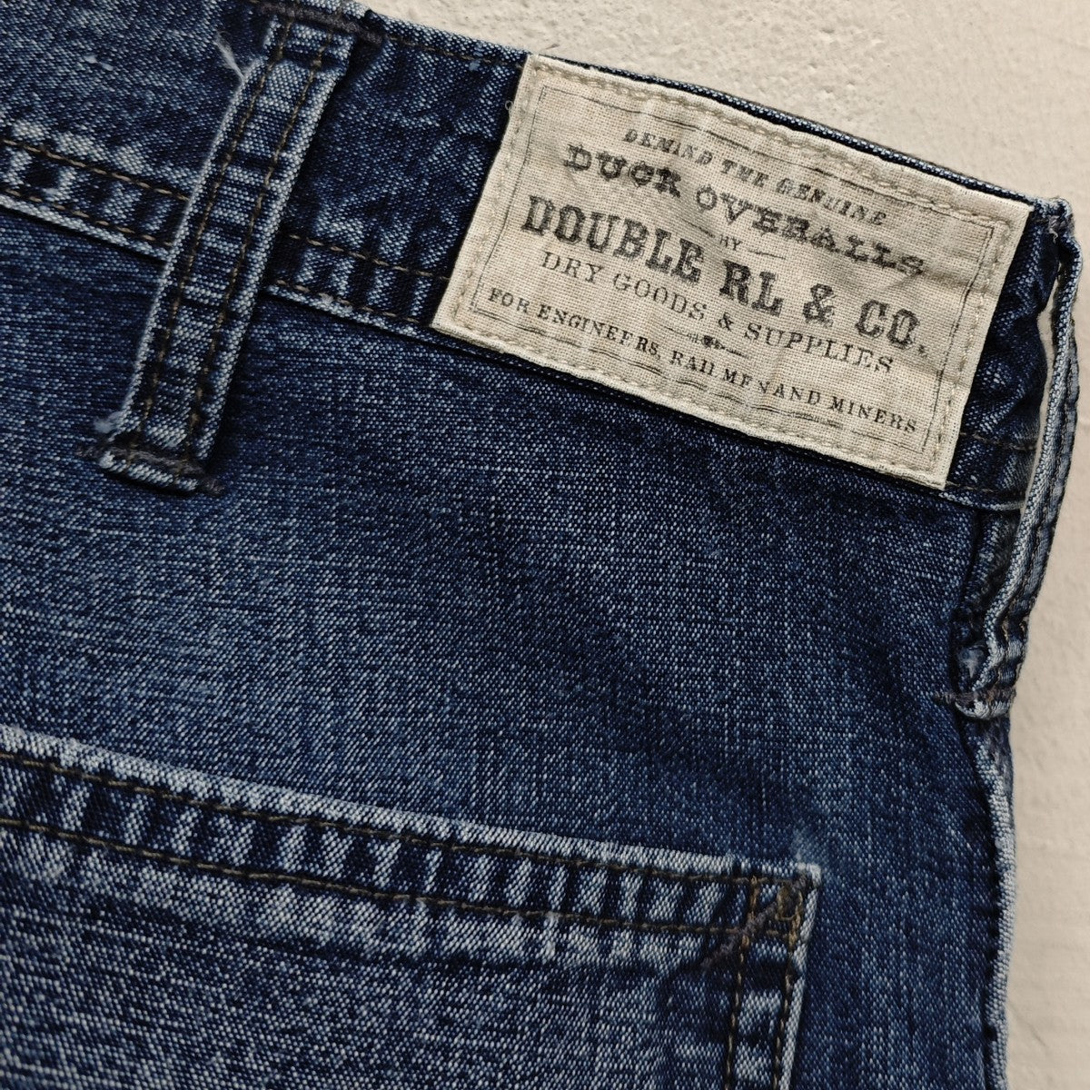 RRL(ダブルアールエル) ダブルニー ペインターデニムパンツ インディゴ