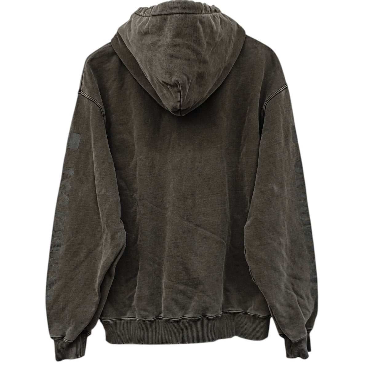 エイジング加工ロゴジップパーカー