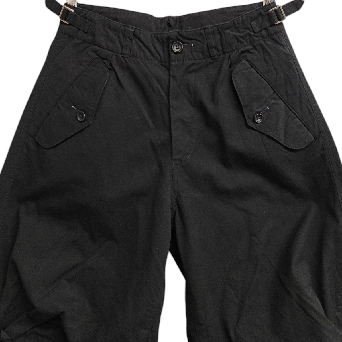 COMME des GARCONS(コムデギャルソン) ワイド裾リボンパンツ ブラック