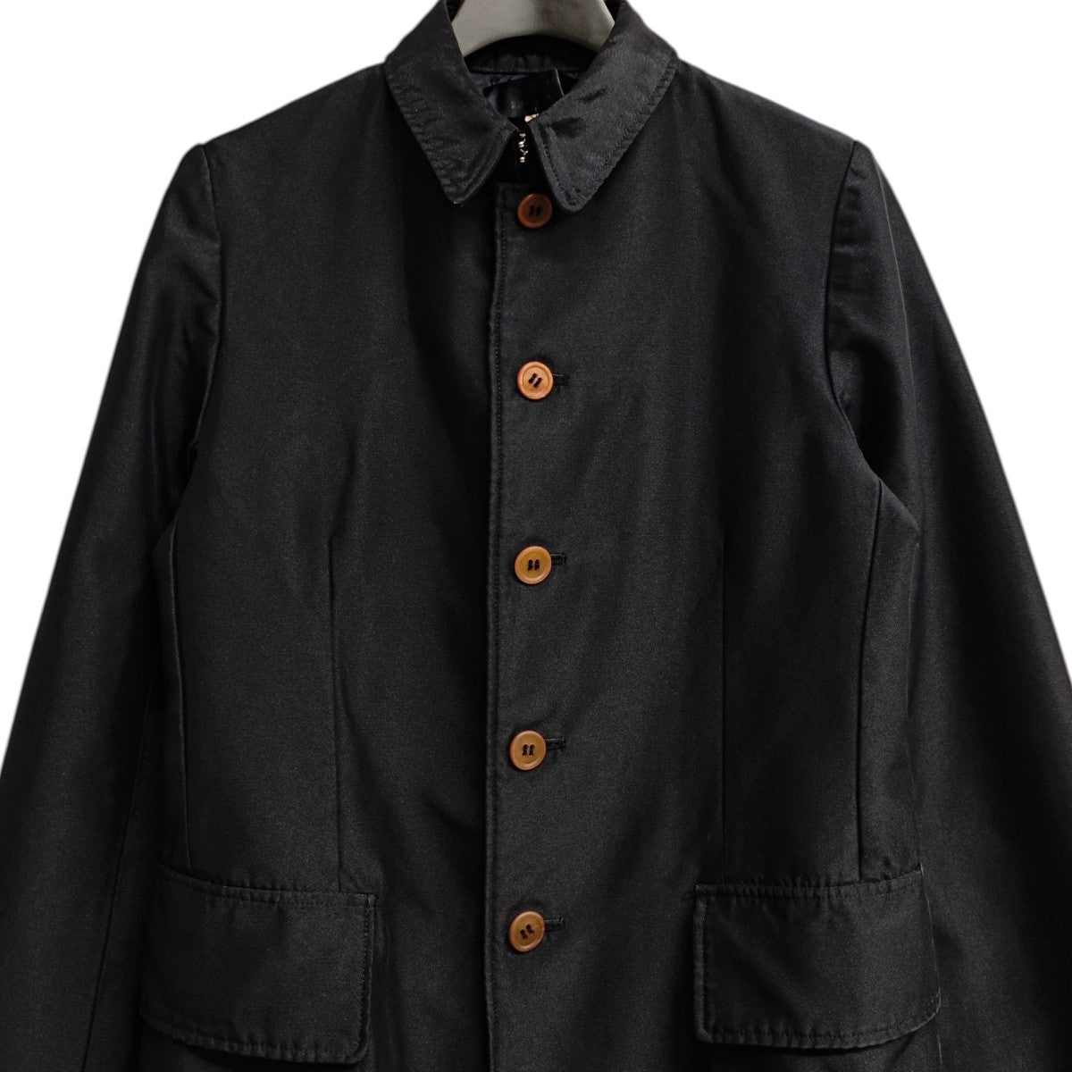 ポリ縮絨シングルロングジャケット RC-J019