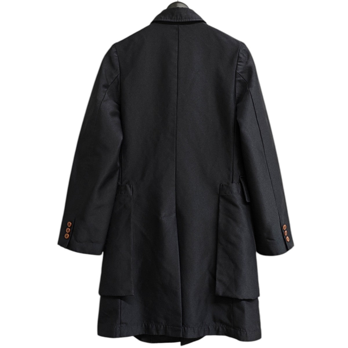 ポリ縮絨シングルロングジャケット RC-J019