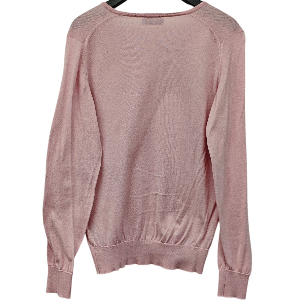 専用【新品未使用】希少色 ジョンスメドレー Vネックニット ウール 英国Mピンク JOHN SMEDLEY ジョンスメドレー Vネックセーター/ORCHID エクストラ