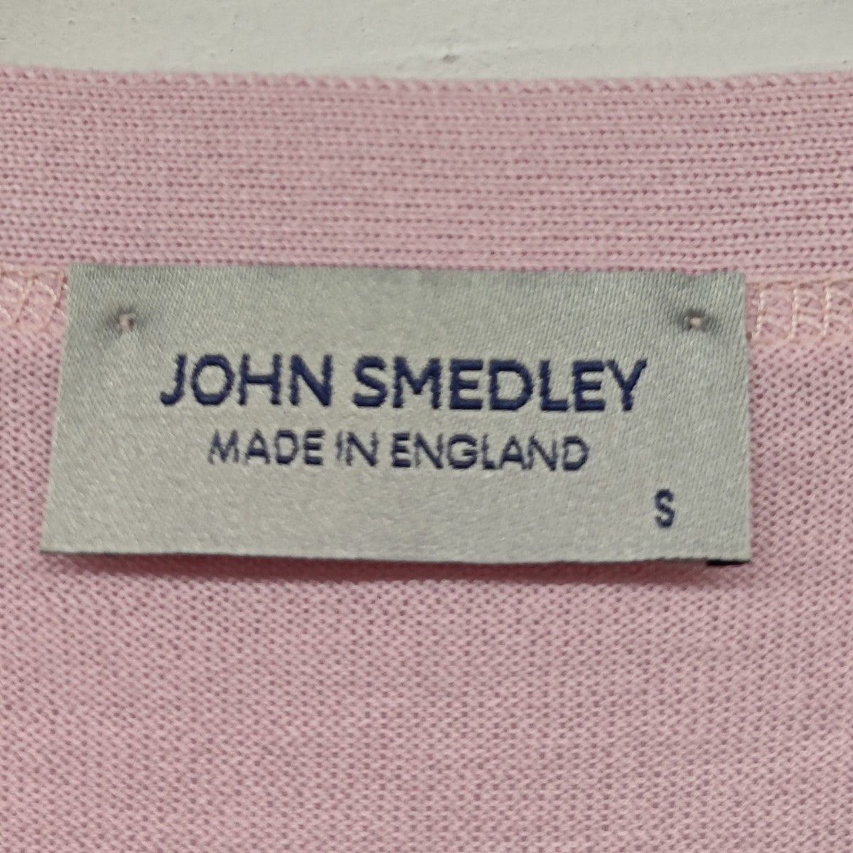 JOHN SMEDLEY コットンニット カーディガン 古着・中古-4枚目のアイテム画像