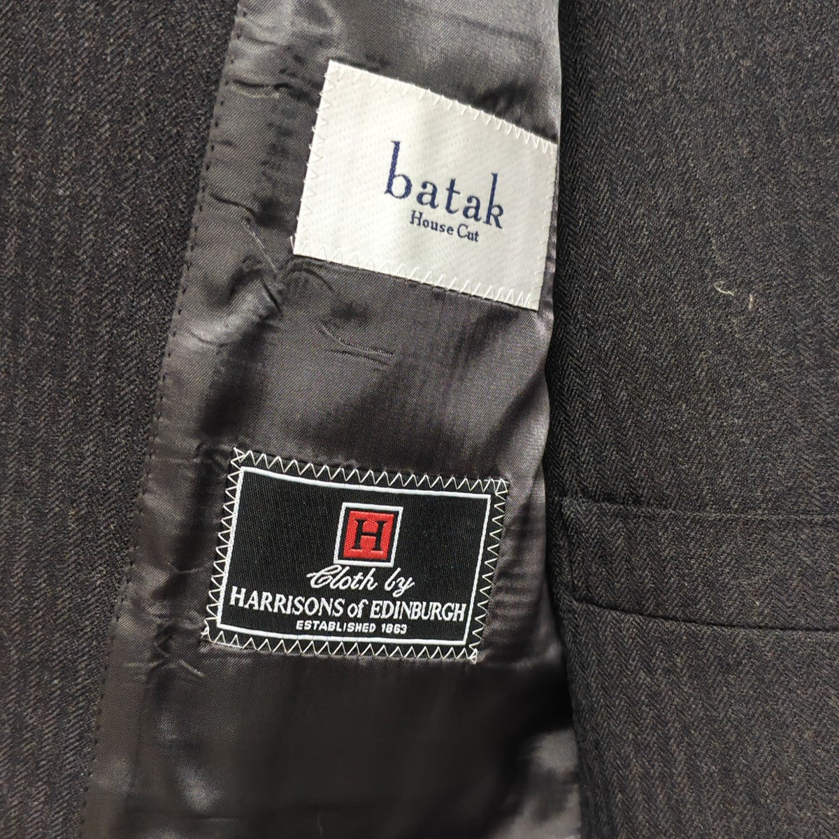 batak house cut(バタクハウスカット) 3ピーススーツ Harrisons of