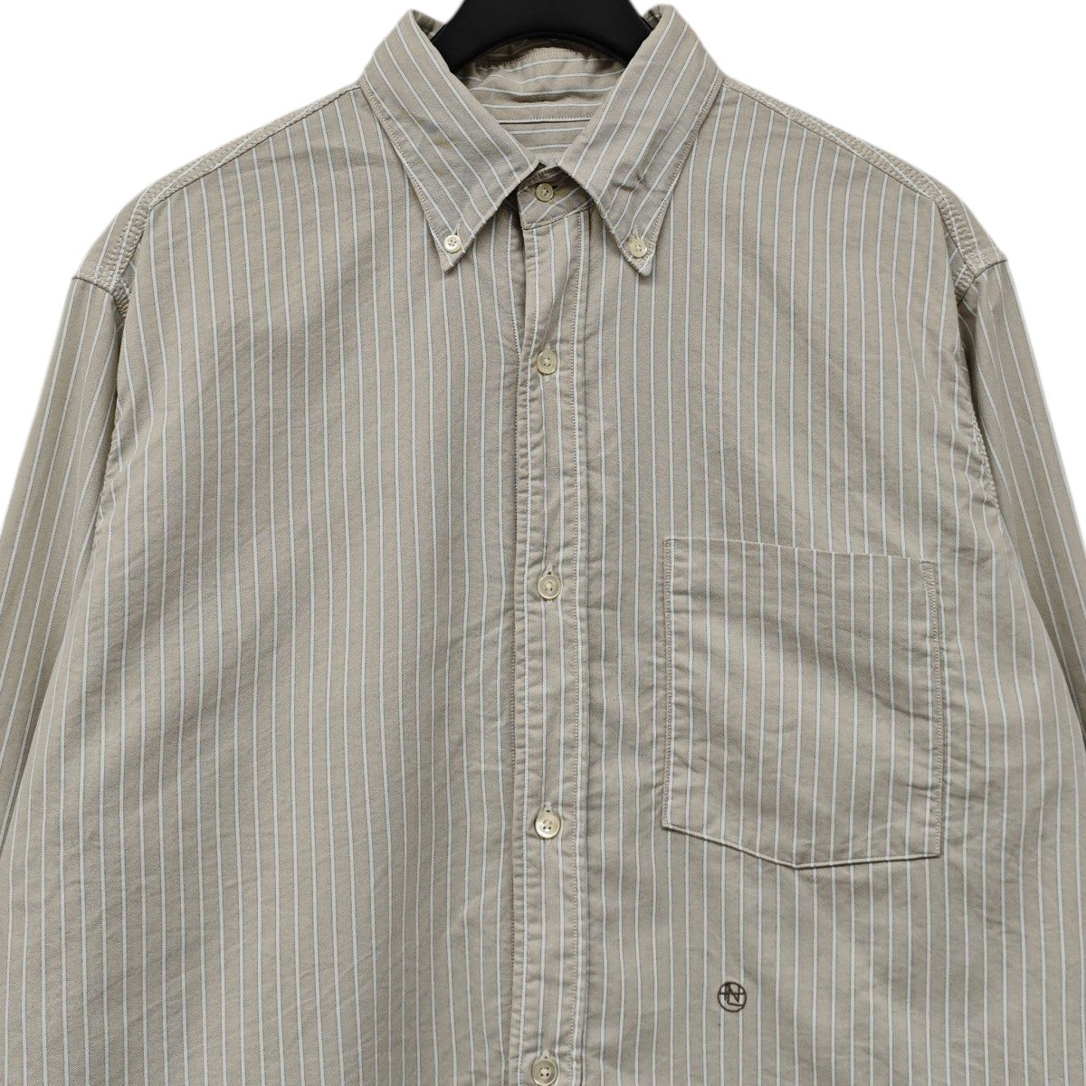 nanamica Button Down Stripe Wind Shirt ボタンダウンストライプウィンドシャツ SUGF352 古着・中古-2枚目のアイテム画像