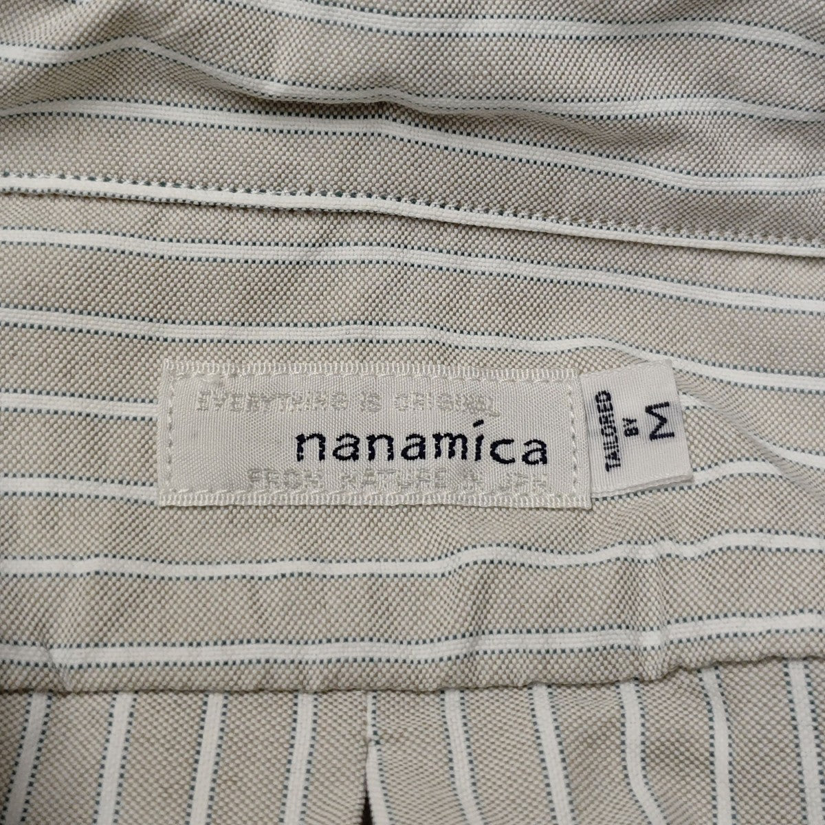 nanamica Button Down Stripe Wind Shirt ボタンダウンストライプウィンドシャツ SUGF352 古着・中古-4枚目のアイテム画像
