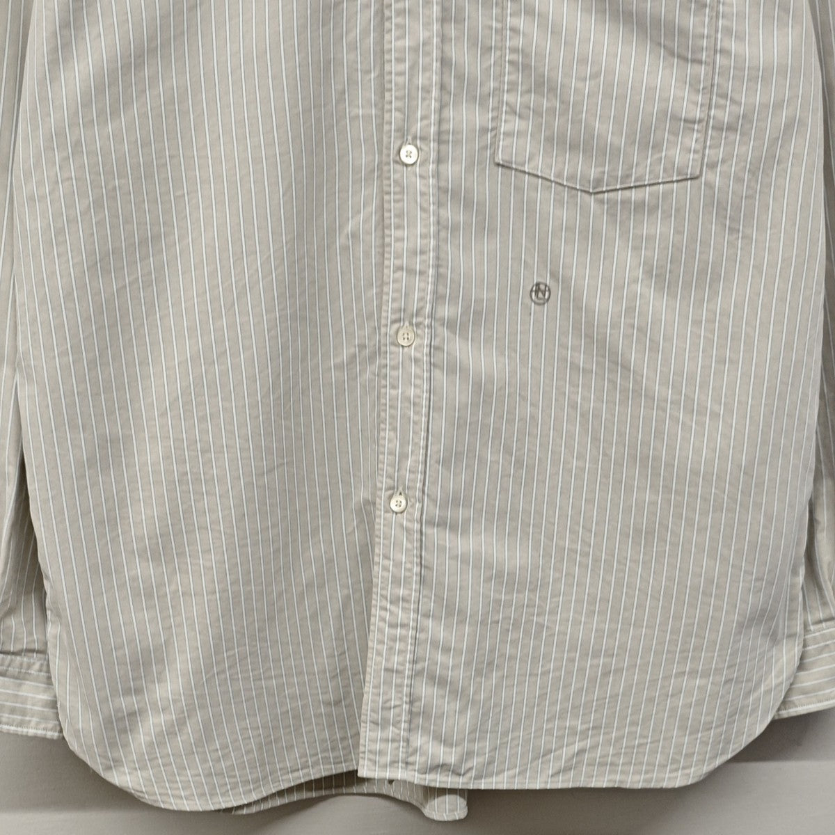 nanamica Button Down Stripe Wind Shirt ボタンダウンストライプウィンドシャツ SUGF352 古着・中古-5枚目のアイテム画像
