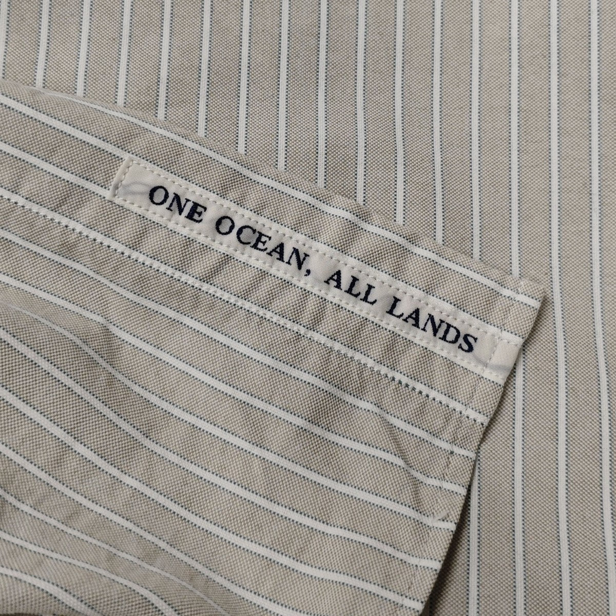 nanamica Button Down Stripe Wind Shirt ボタンダウンストライプウィンドシャツ SUGF352 古着・中古-8枚目のアイテム画像