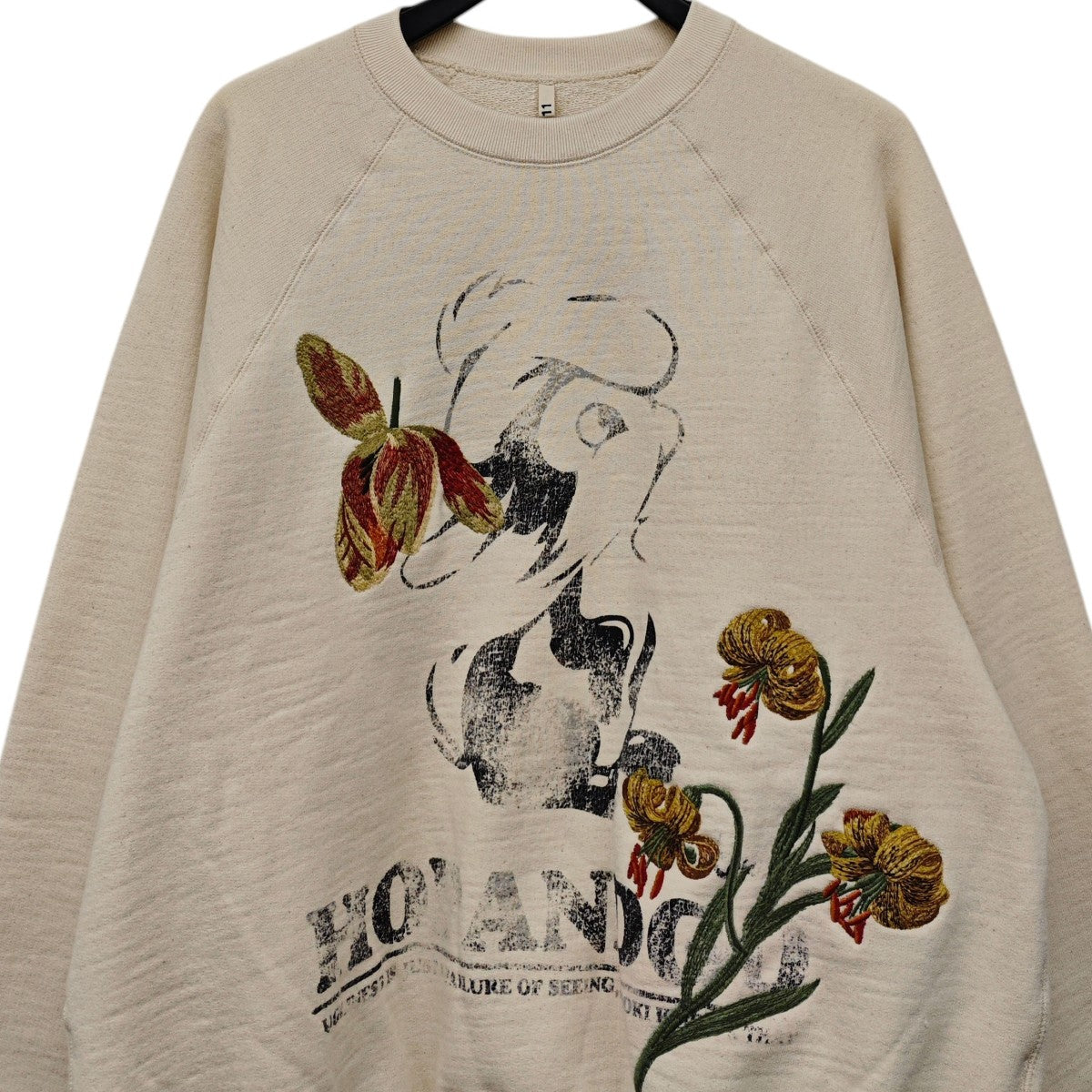 KHOKI 2024AW Vintage finished sweatshirt 24fw-t-04 古着・中古-3枚目のアイテム画像