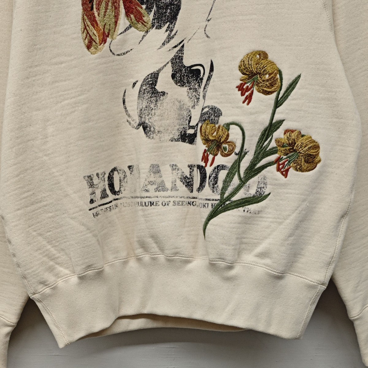 KHOKI 2024AW Vintage finished sweatshirt 24fw-t-04 古着・中古-5枚目のアイテム画像