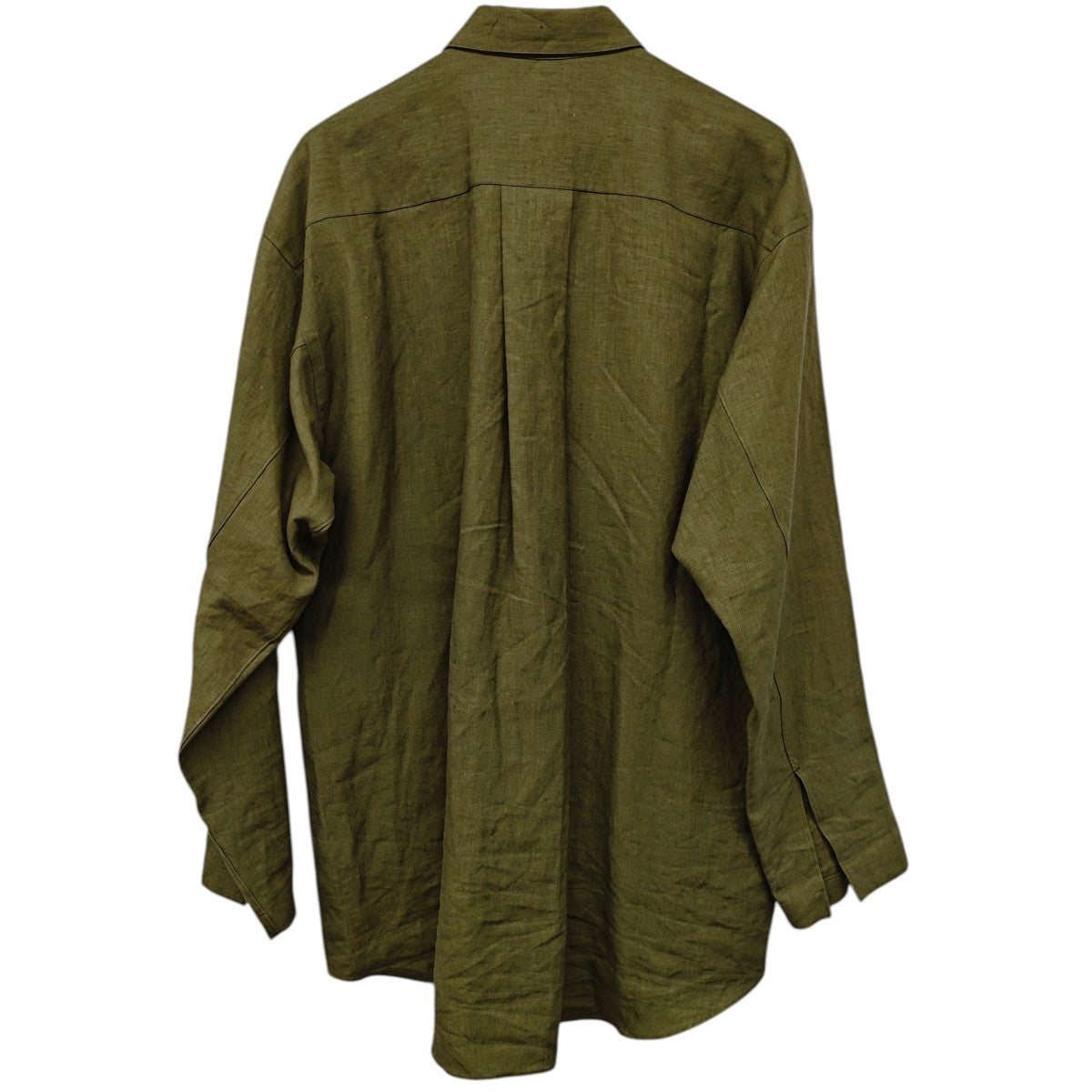 POSTELEGANT Linen Relax Shirt リネンリラックスシャツ 長袖シャツ 古着・中古-3枚目のアイテム画像