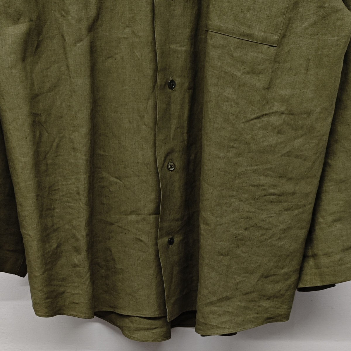 POSTELEGANT Linen Relax Shirt リネンリラックスシャツ 長袖シャツ 古着・中古-5枚目のアイテム画像