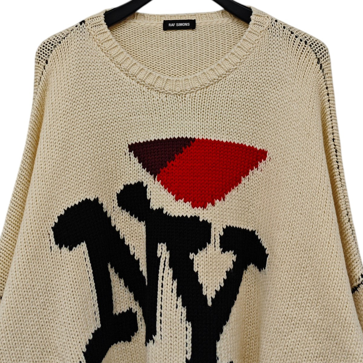 RAF SIMONS(ラフシモンズ) NYエンブロイダリー ジャガードニット