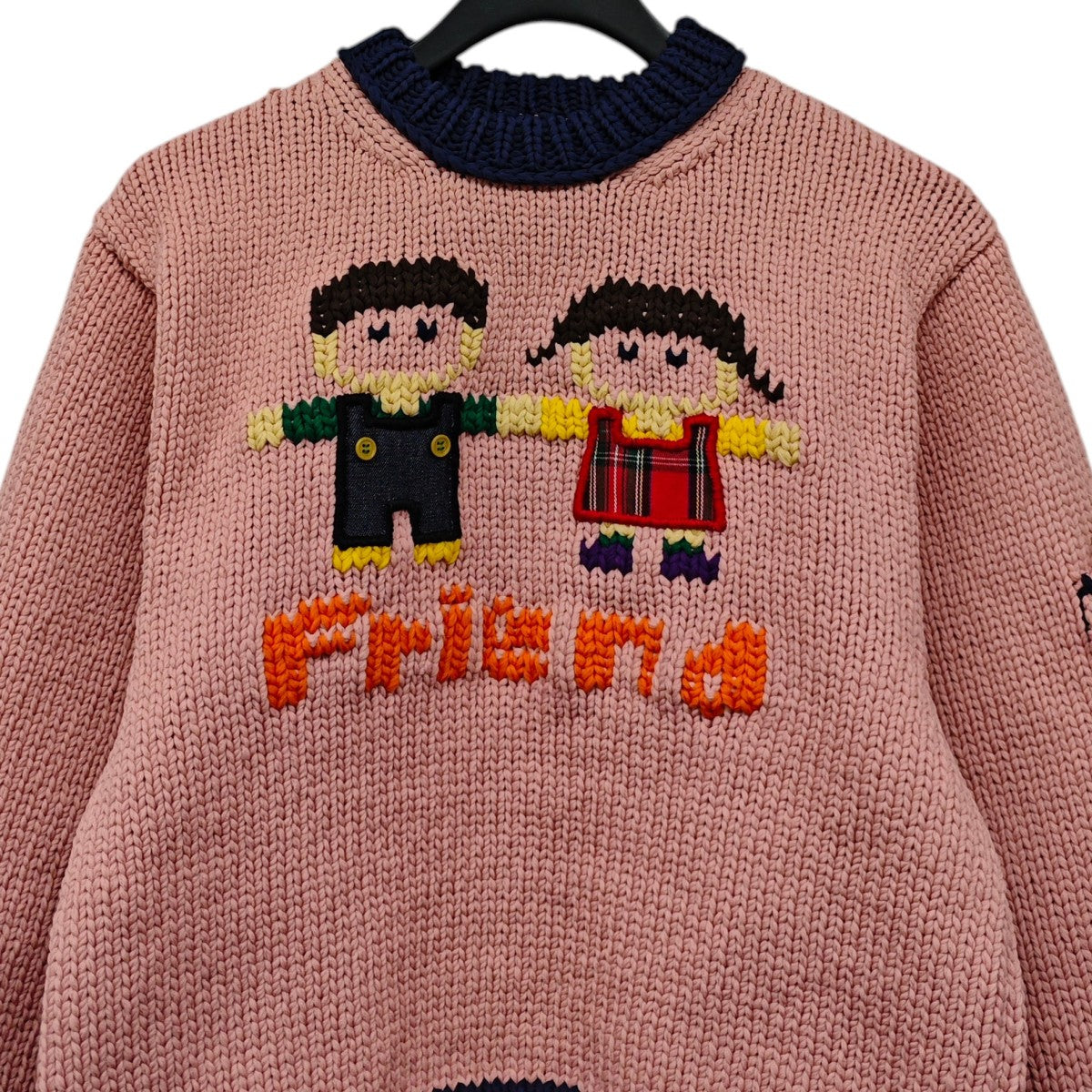 anrealage homme FRIENDS PULLOVER KNIT ニット 古着・中古-2枚目のアイテム画像