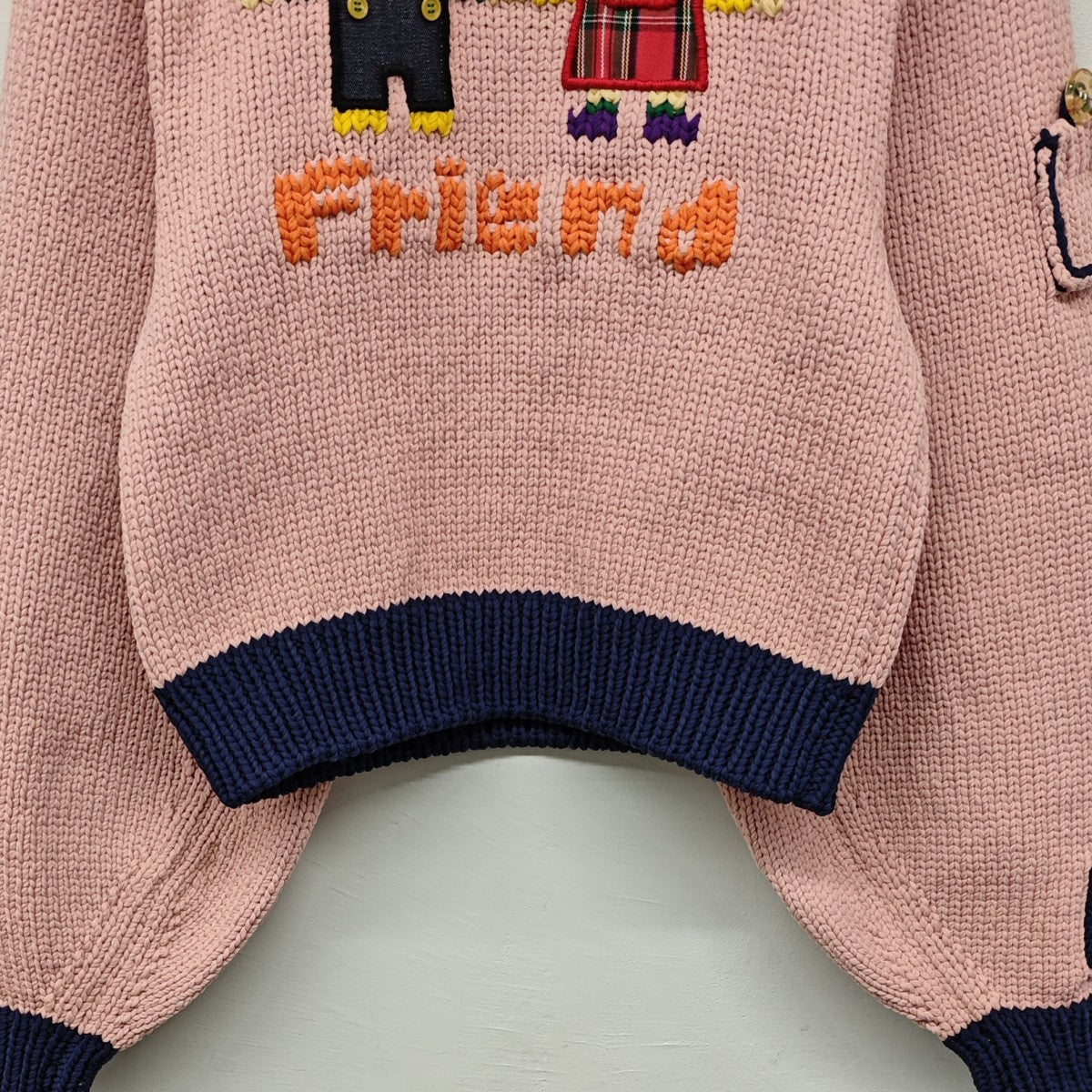 anrealage homme FRIENDS PULLOVER KNIT ニット 古着・中古-5枚目のアイテム画像