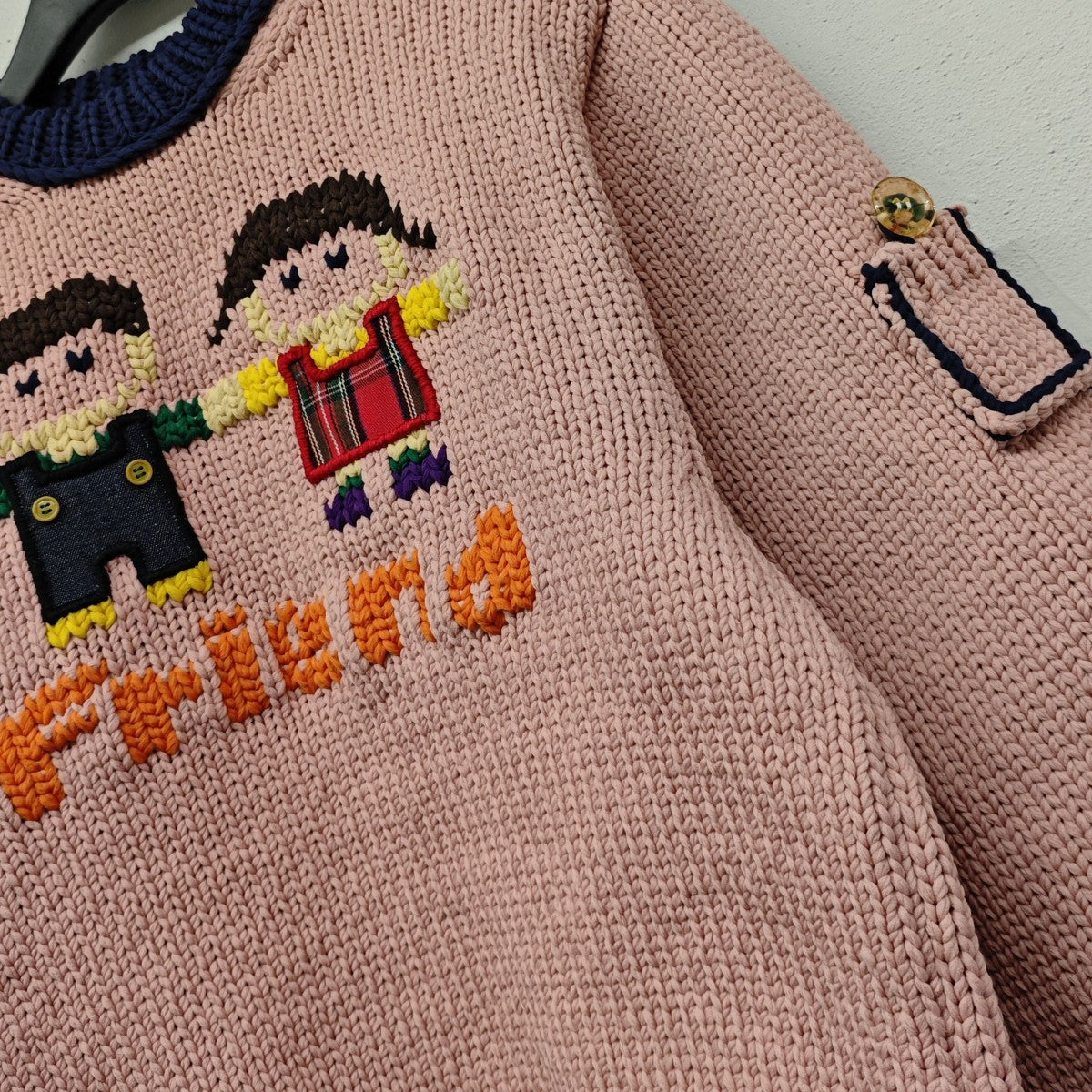 anrealage homme FRIENDS PULLOVER KNIT ニット 古着・中古-7枚目のアイテム画像