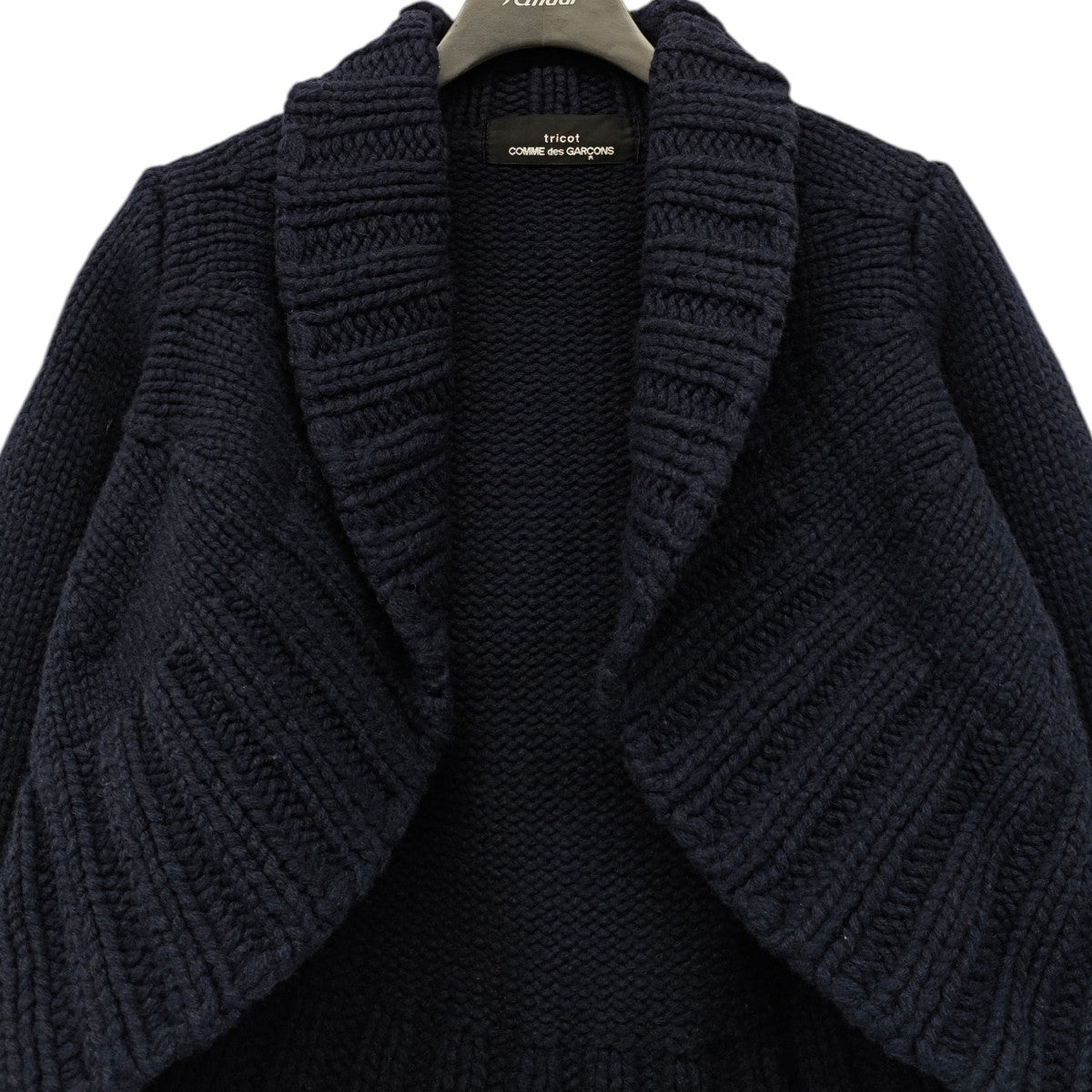 tricot COMME des GARCONS カーディガン 厚手 古着・中古-2枚目のアイテム画像