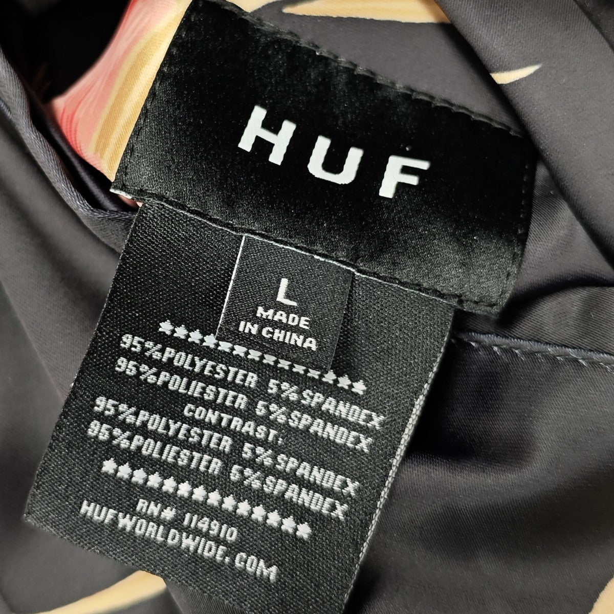 HUF RAKUEN SOUVENIR JACKET リバーシブルジャケット 古着・中古-4枚目のアイテム画像