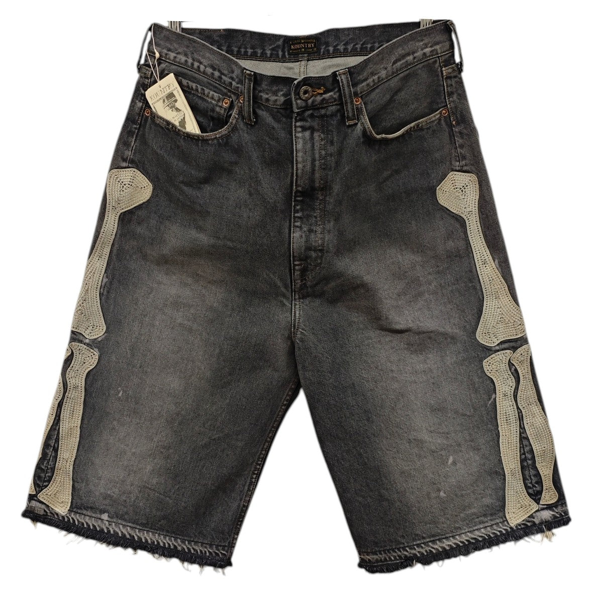 KAPITAL デニムボーンハーフパンツ 14oz Denim 5P Shorts EK-1449SPA 古着・中古-1枚目のアイテム画像