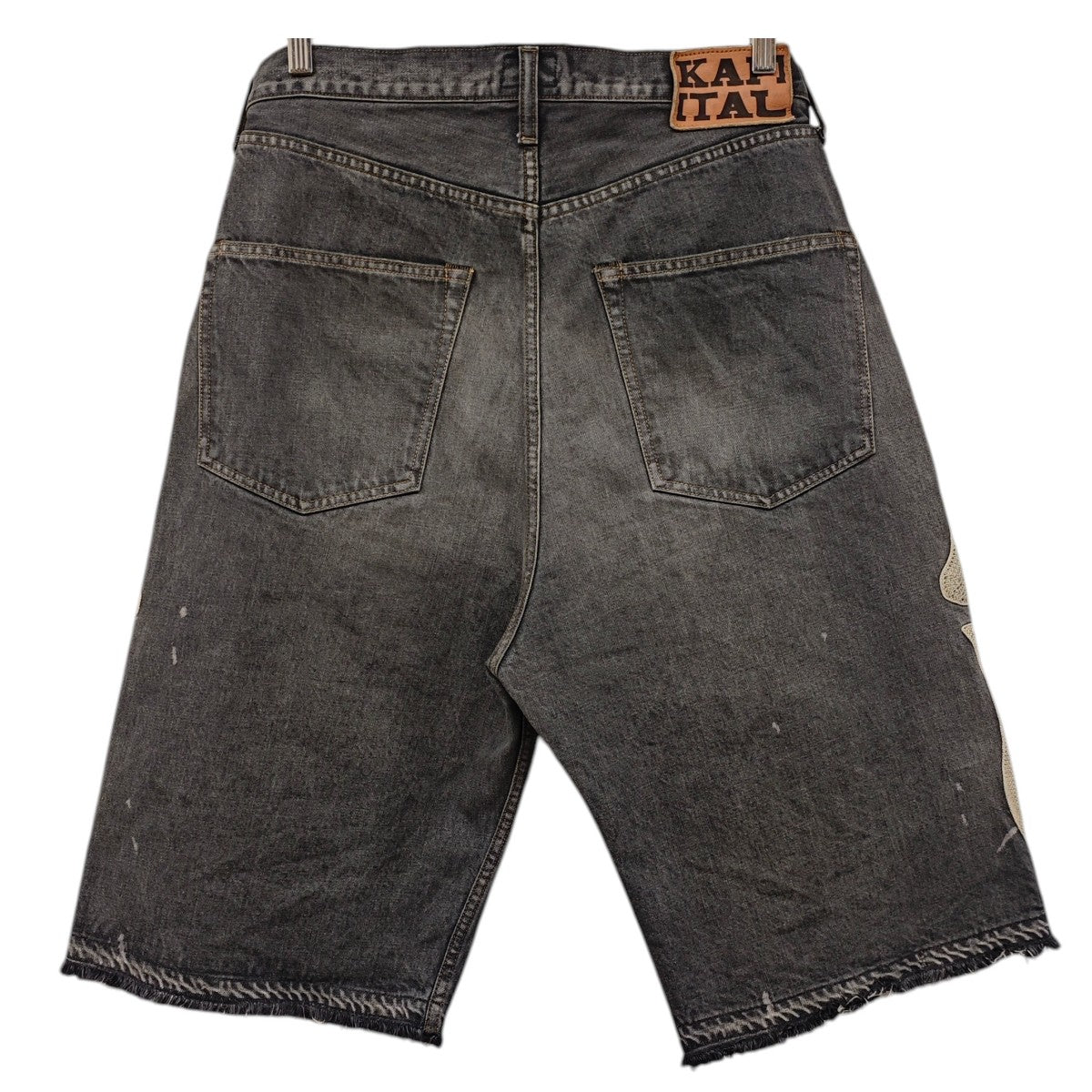 KAPITAL デニムボーンハーフパンツ 14oz Denim 5P Shorts EK-1449SPA 古着・中古-3枚目のアイテム画像