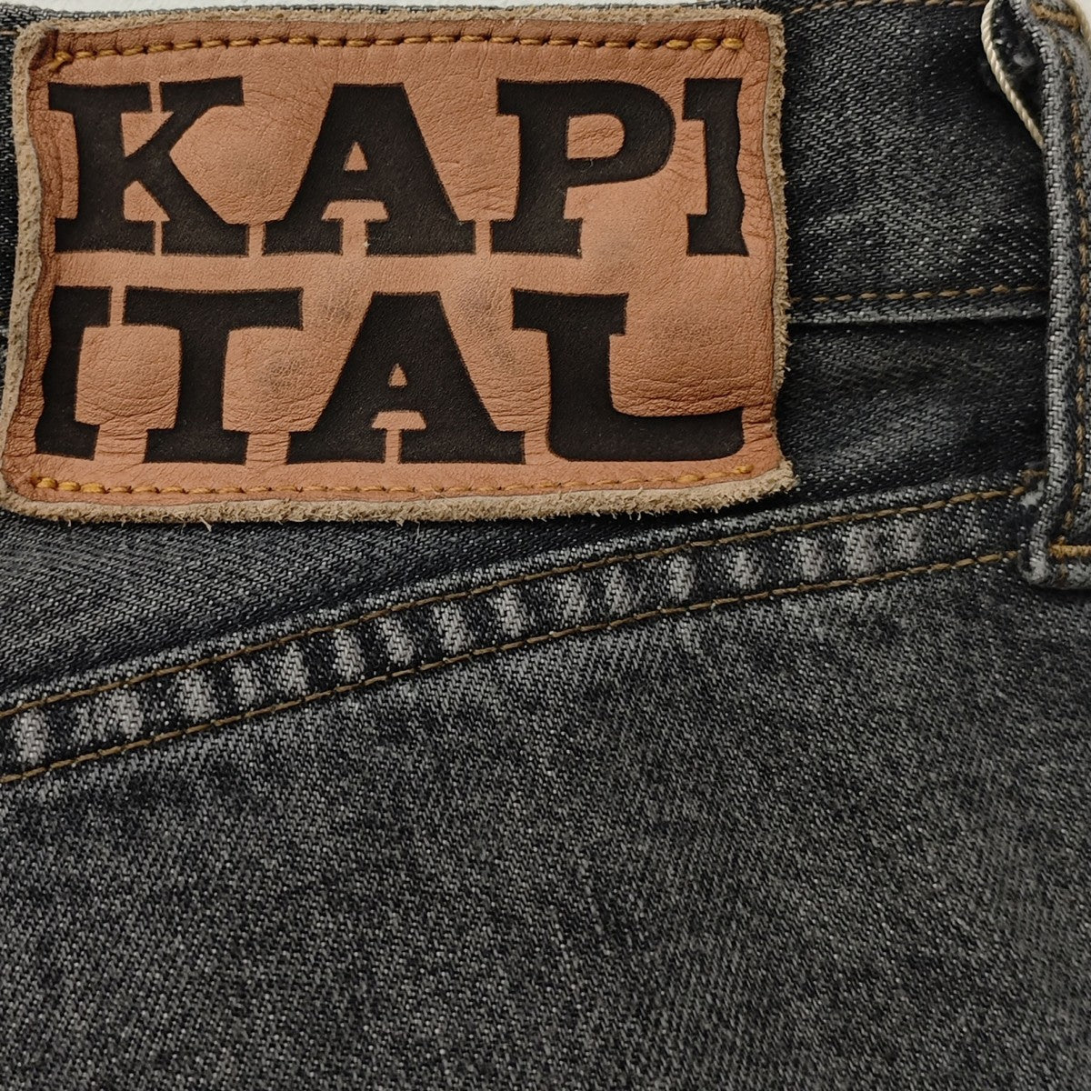 KAPITAL デニムボーンハーフパンツ 14oz Denim 5P Shorts EK-1449SPA 古着・中古-4枚目のアイテム画像