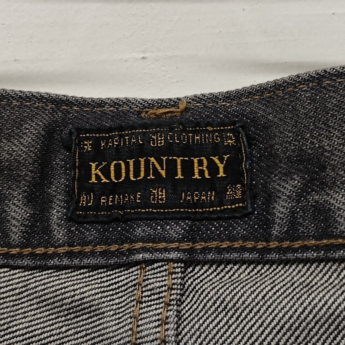 KAPITAL デニムボーンハーフパンツ 14oz Denim 5P Shorts EK-1449SPA 古着・中古-5枚目のアイテム画像