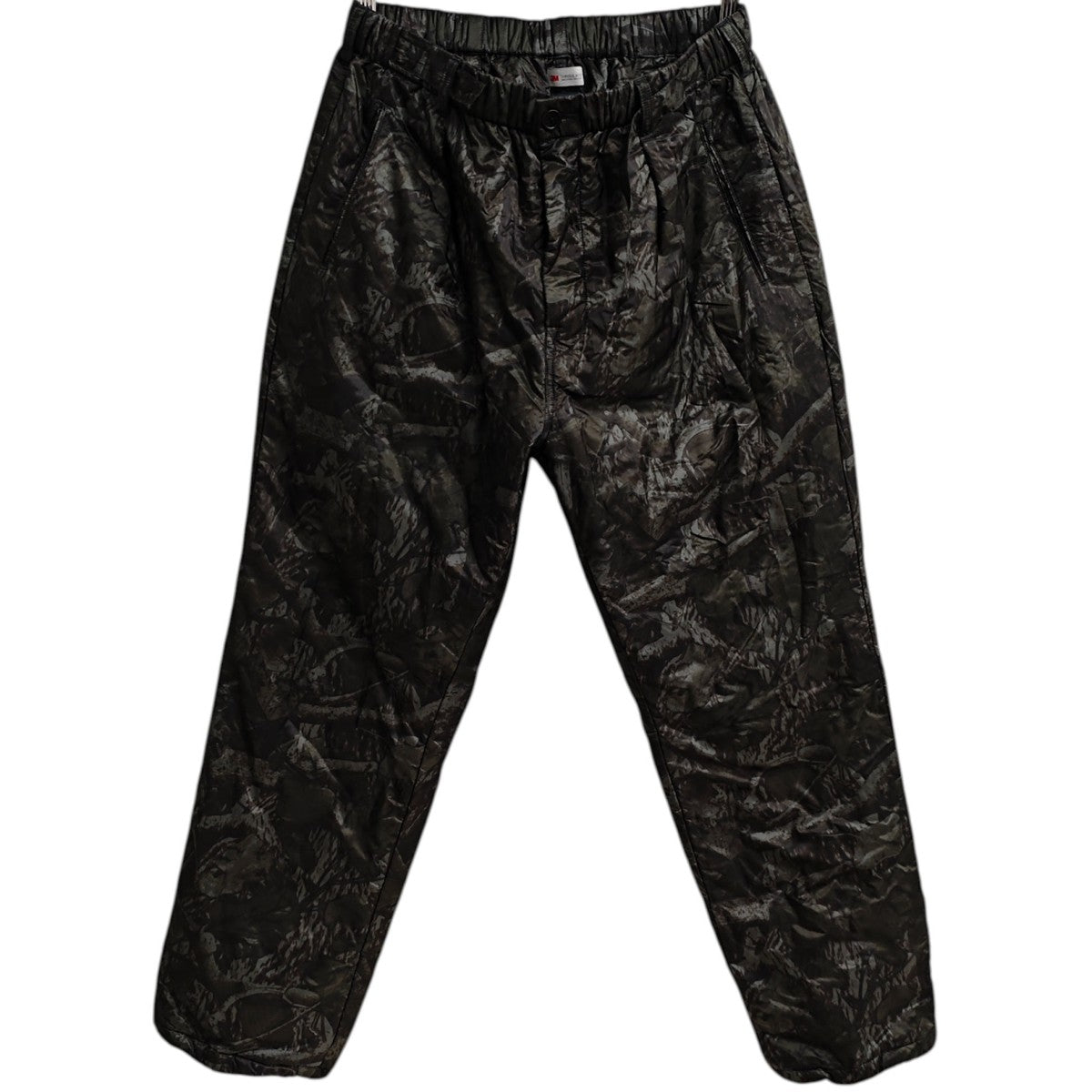 POST O’ALLS nylon forest camo gray jungle 中綿パンツ 古着・中古-1枚目のアイテム画像