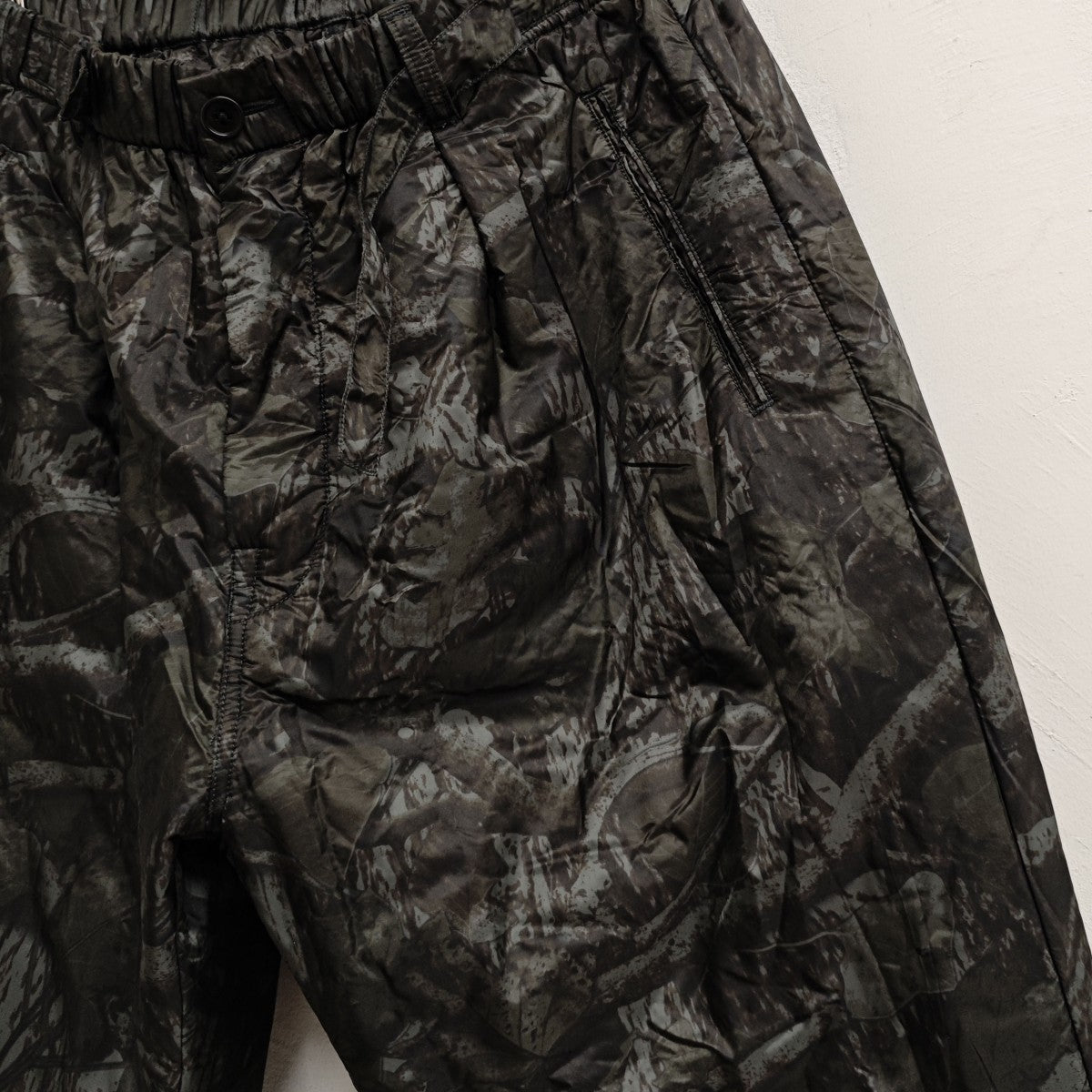 POST O’ALLS nylon forest camo gray jungle 中綿パンツ 古着・中古-6枚目のアイテム画像