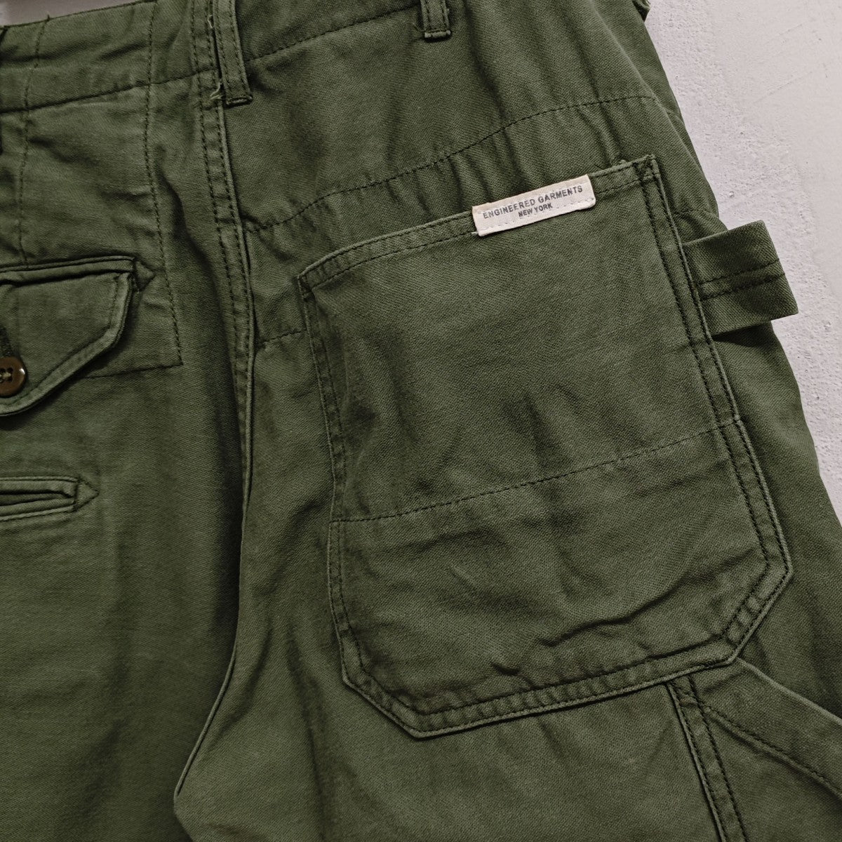 Engineered Garments×BEAMS PLUS 別注GLASSFIELD PANTS ミリタリー