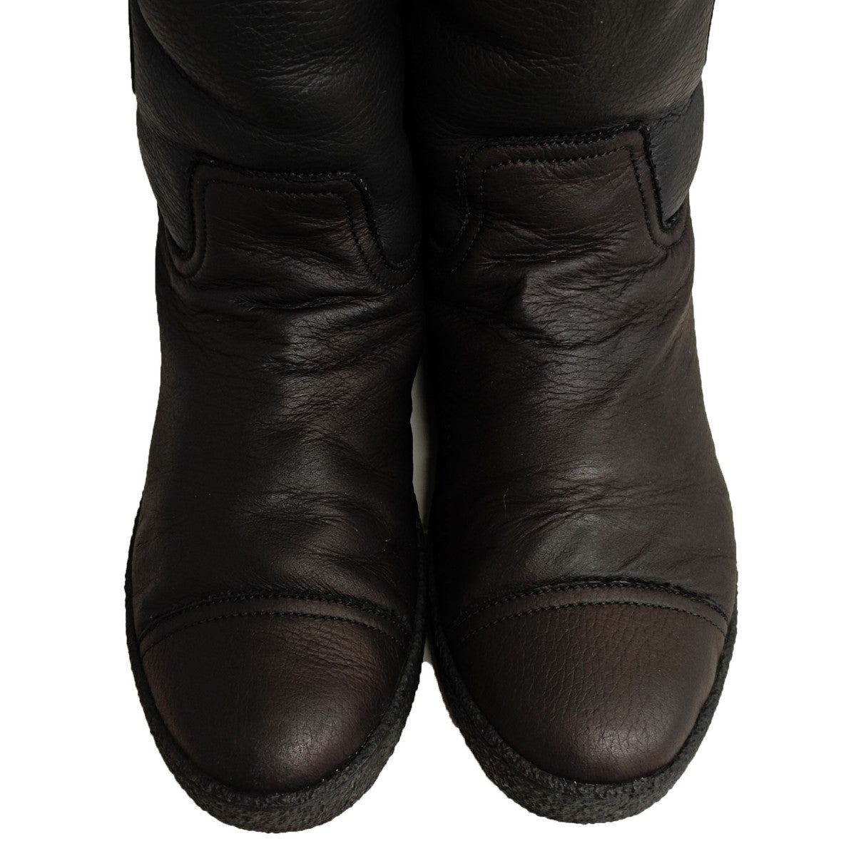 CHANEL(シャネル) ムートンレザーブーツ G28518 ブラック サイズ 38