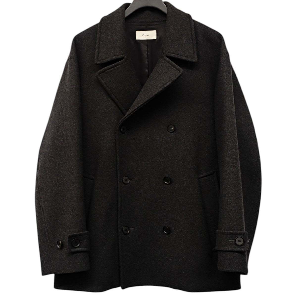 Cornier WOOL DOUBLE CLOTH PEA COAT ダブルジャケット 古着・中古-1枚目のアイテム画像