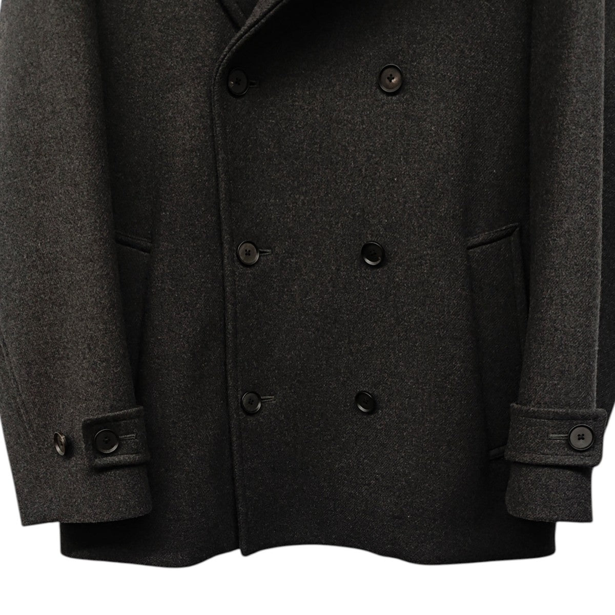 Cornier WOOL DOUBLE CLOTH PEA COAT ダブルジャケット 古着・中古-5枚目のアイテム画像
