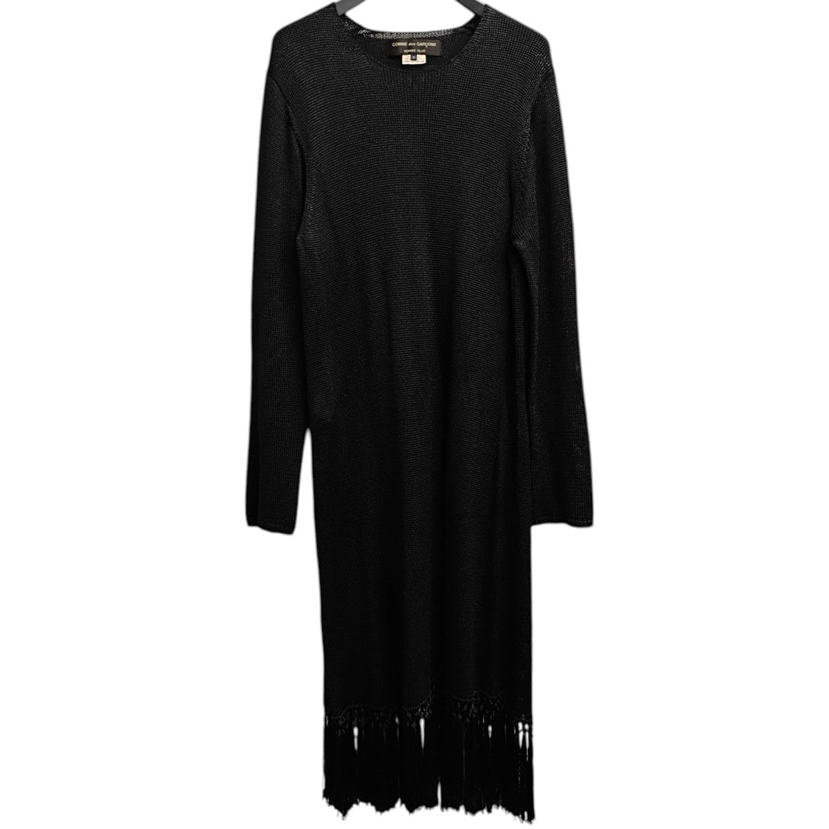 COMME des GARCONS HOMME PLUS 裾フリンジロングニット PD-N014 古着・中古-1枚目のアイテム画像