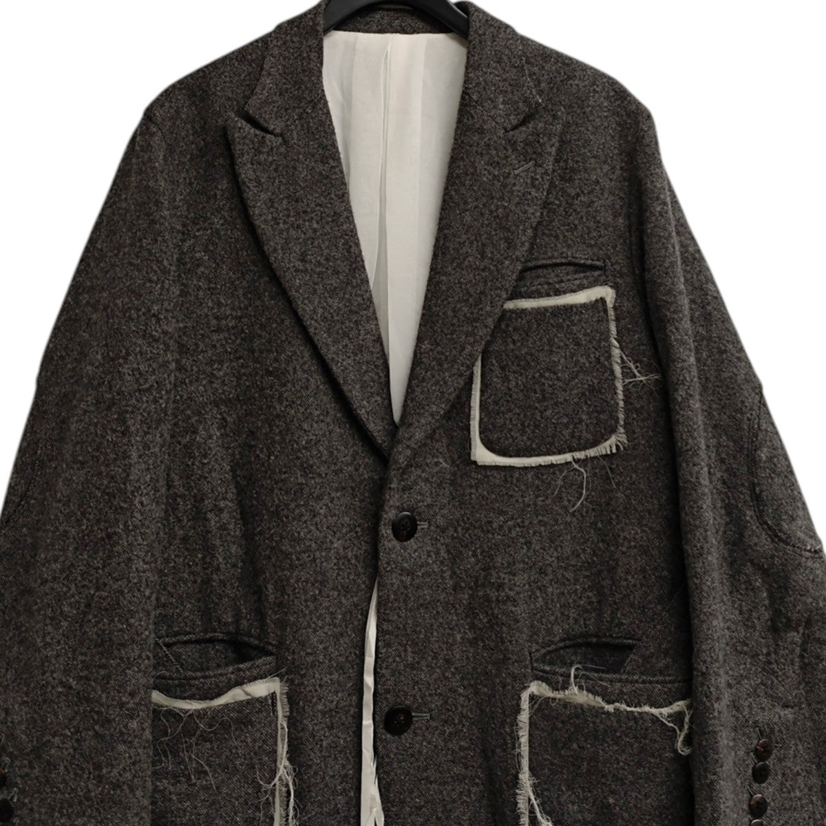 Midorikawa ウールアルパカ チェスターコート MID18AW-JK02B 古着・中古-2枚目のアイテム画像