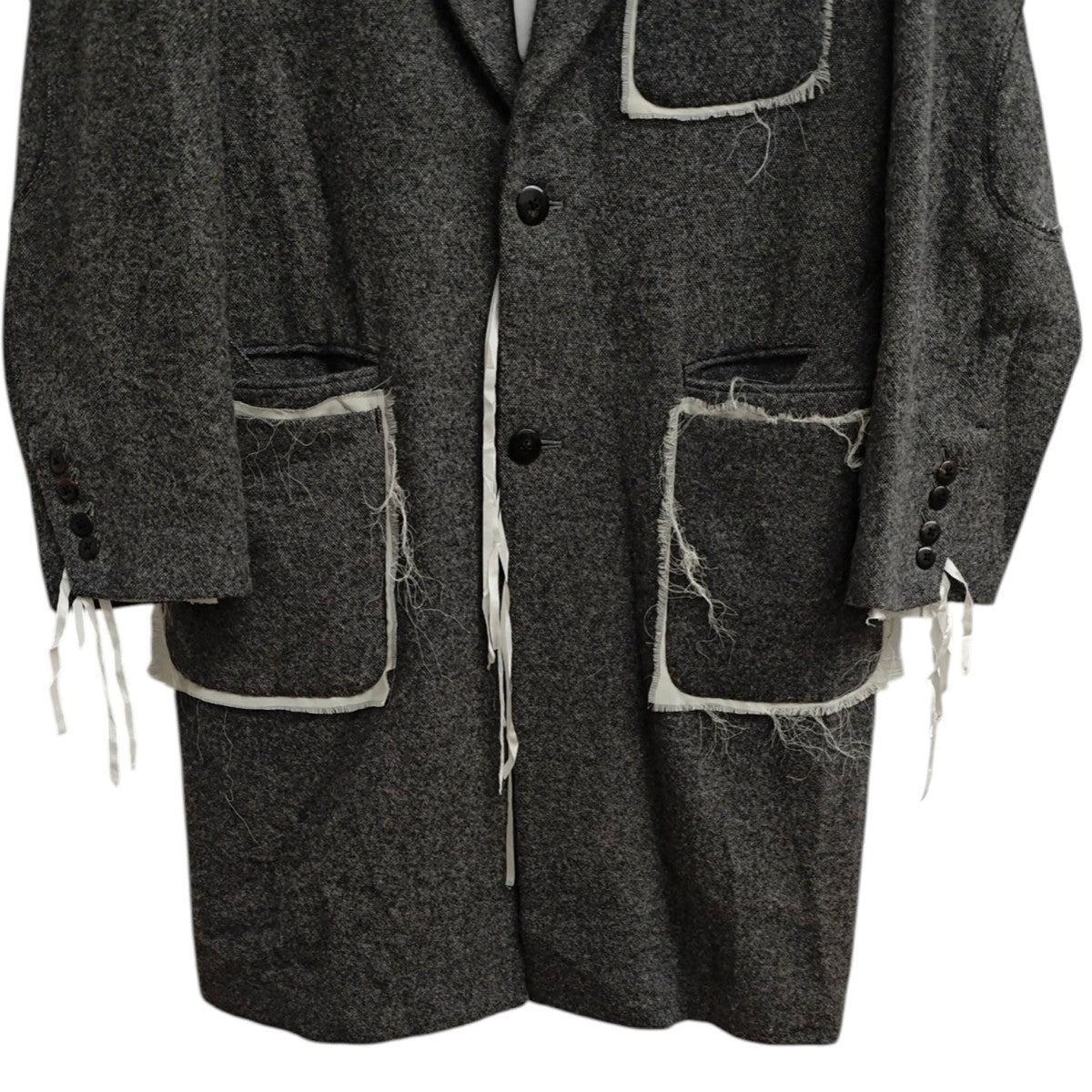 Midorikawa ウールアルパカ チェスターコート MID18AW-JK02B 古着・中古-5枚目のアイテム画像