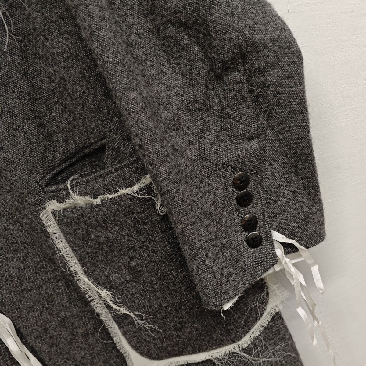 Midorikawa ウールアルパカ チェスターコート MID18AW-JK02B 古着・中古-6枚目のアイテム画像