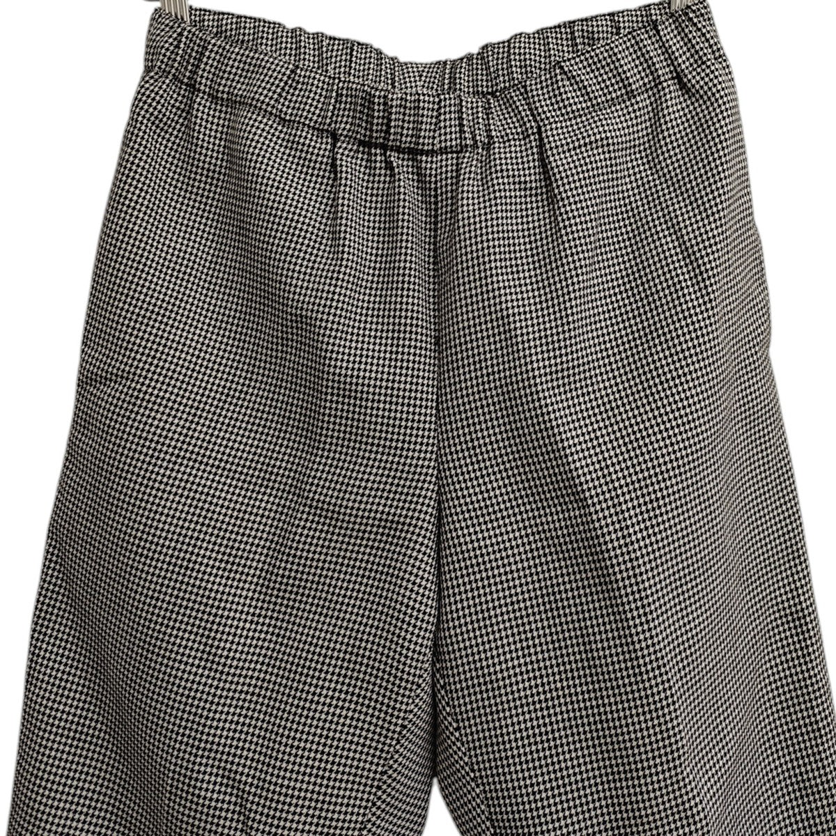 BLACK COMME des GARCONS ハウンドトゥース イージーパンツ 1J-P011 古着・中古-2枚目のアイテム画像