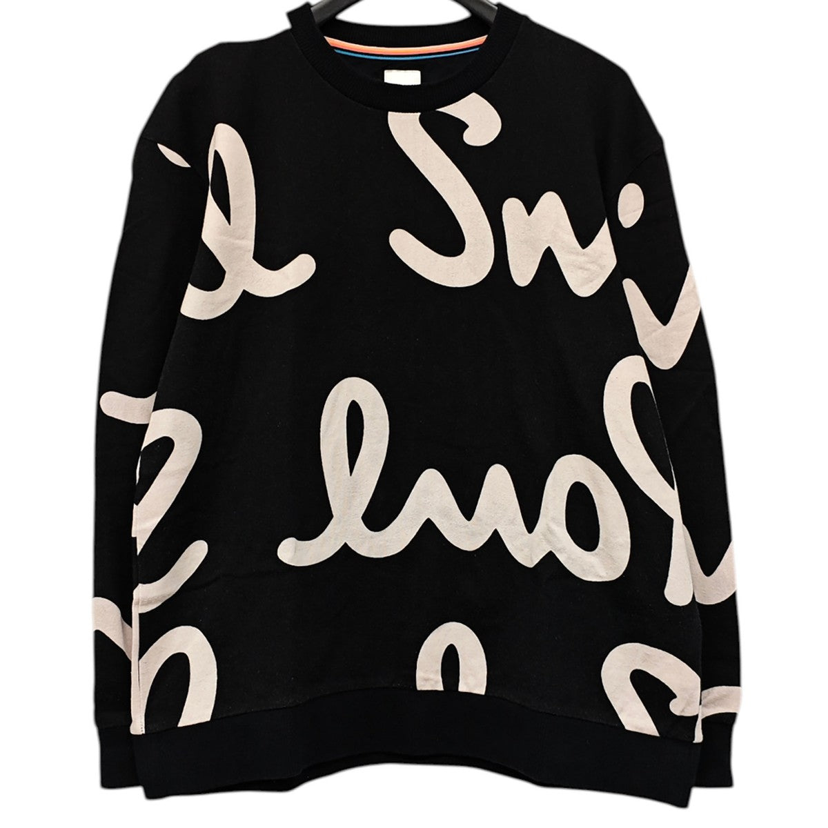 Paul Smith ロゴ総柄スウェット 古着・中古-1枚目のアイテム画像