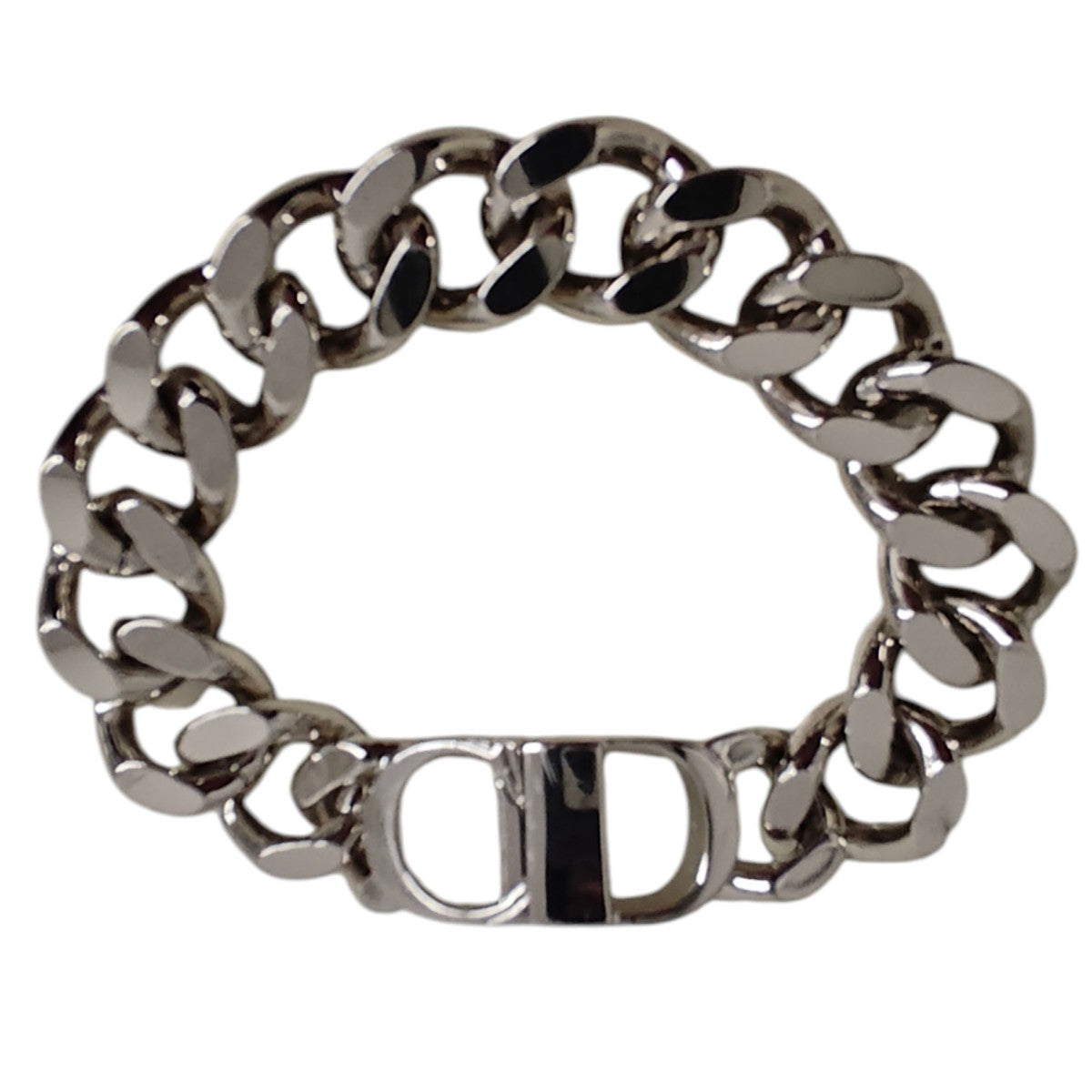 DIOR CD Icon チェーンリンク ブレスレット 古着・中古-1枚目のアイテム画像