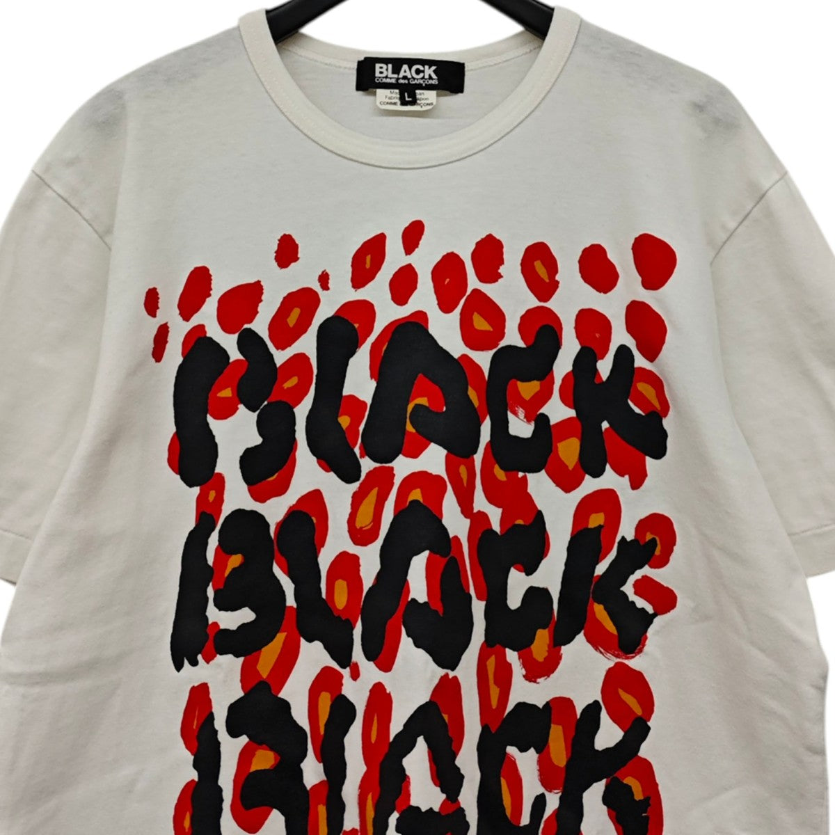 BLACK COMME des GARCONS(ブラックコムデギャルソン) プリントTシャツ