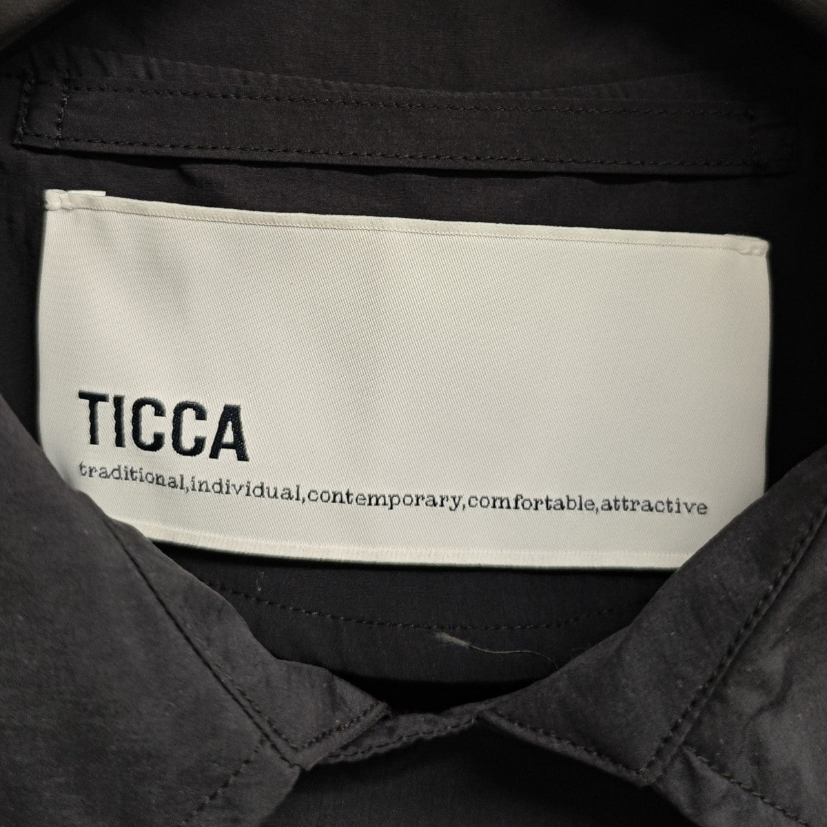TICCA 2026SS ナイロンテントトレンチコート 古着・中古-4枚目のアイテム画像