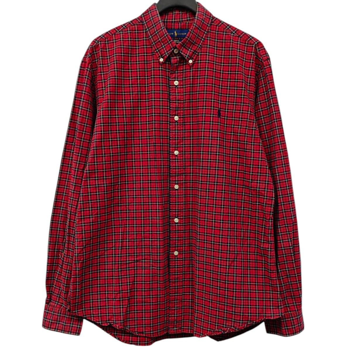 POLO RALPH LAUREN チェック柄ボタンダウンシャツ 古着・中古-1枚目のアイテム画像