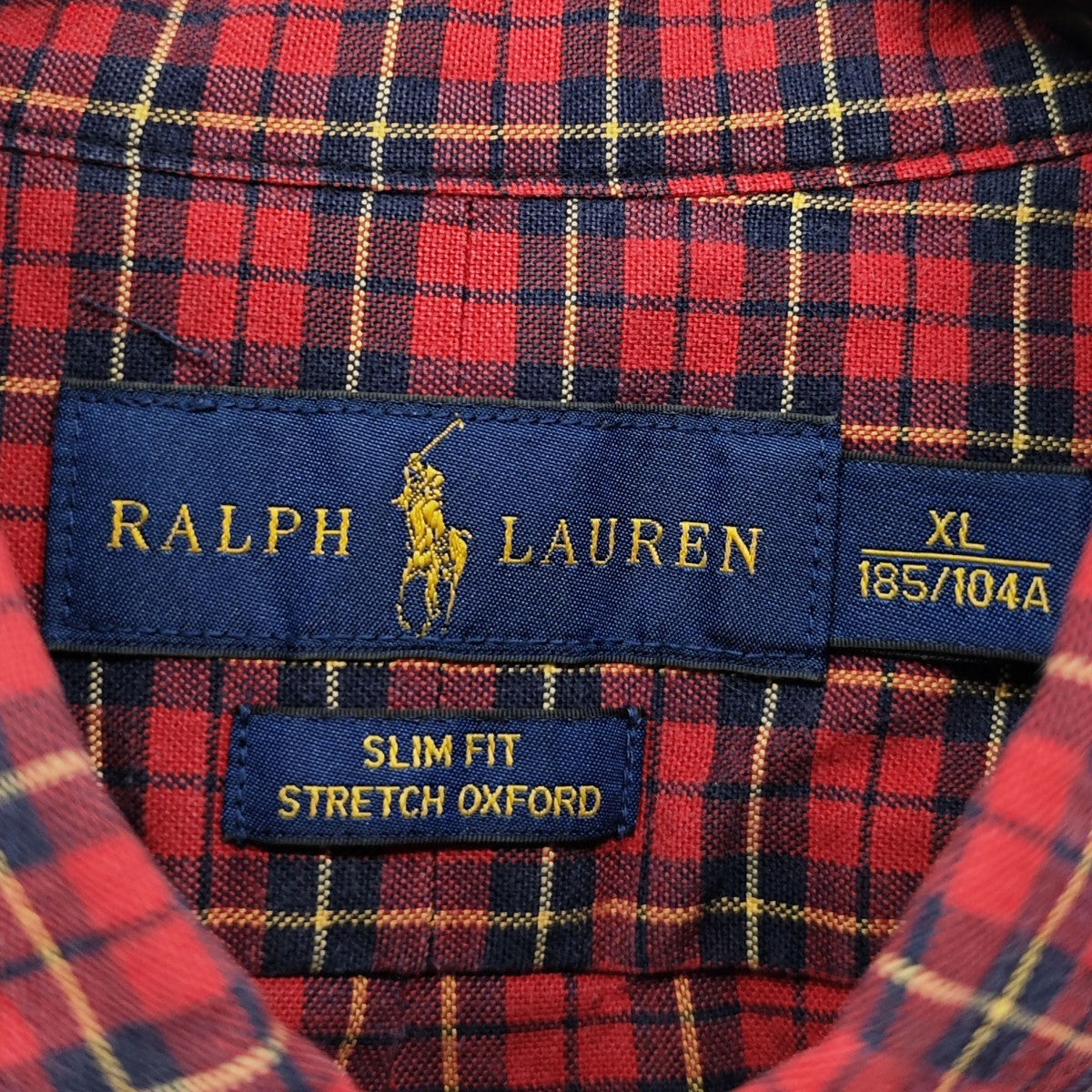 POLO RALPH LAUREN チェック柄ボタンダウンシャツ 古着・中古-4枚目のアイテム画像