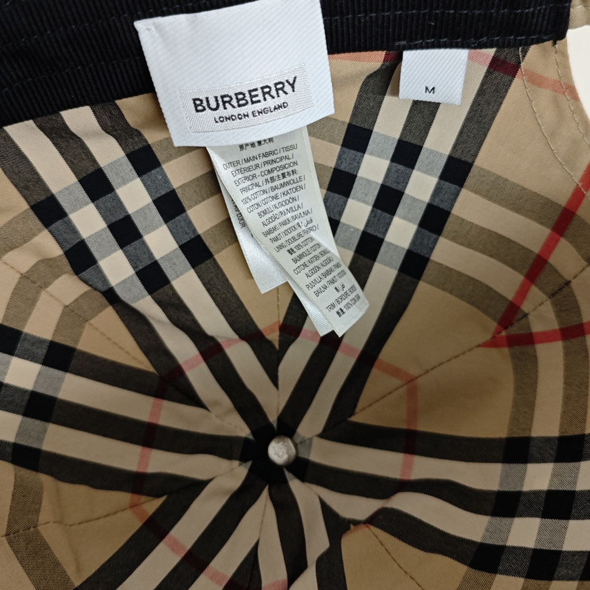 BURBERRY ベースボールキャップ 8053205 古着・中古-4枚目のアイテム画像