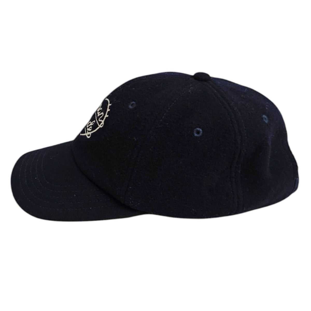 【新品未使用】HUMAN MADE ロゴキャップ　ネイビー HUMAN MADE(ヒューマンメイド) ウールロゴキャップ ネイビー｜【公式